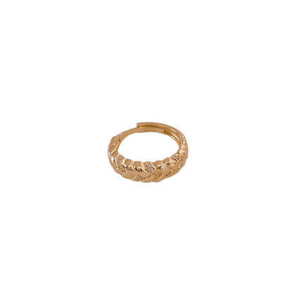 Vintage Zirconia Twist Ring, Vintage Index Ring