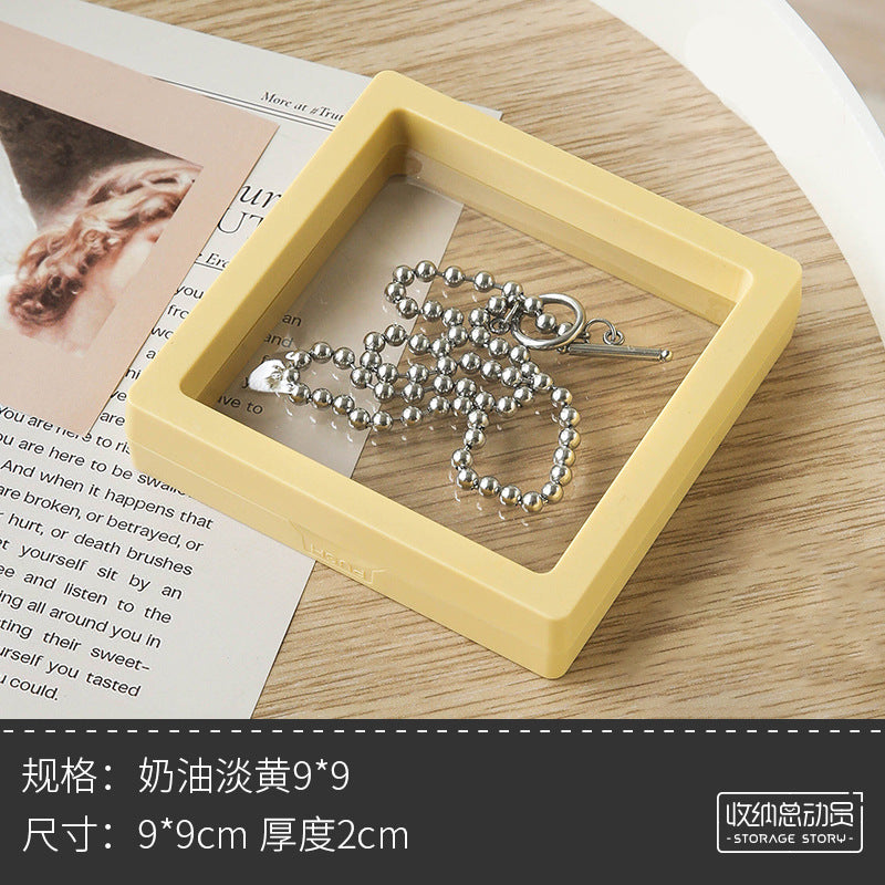 Transparent Film Box, Earring And Stud Storage Box, Earrings Jewelry Storage Box, Portable Antioxidant Pe Film Gift Box, Ear Clip Necklace Gift Box